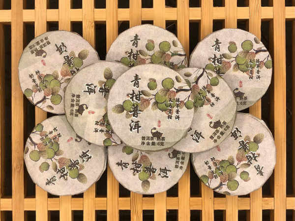 Шу Пуэр "Зеленый Мандарин" - Му Чжи