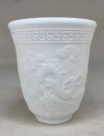 Фарфоровая пиала "Феникс и Дракон" - 150 мл.