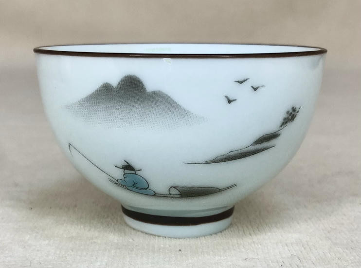 Керамическая пиала "Селадон Дэхуа" - 50 мл.