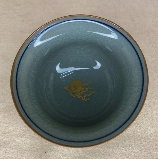 Фарфоровая пиала "Цзиндэчженьский Дракон" - 115 мл.