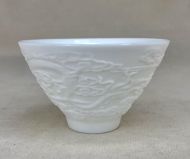 Фарфоровая пиала "Утонченный Дракон" - 60 мл.