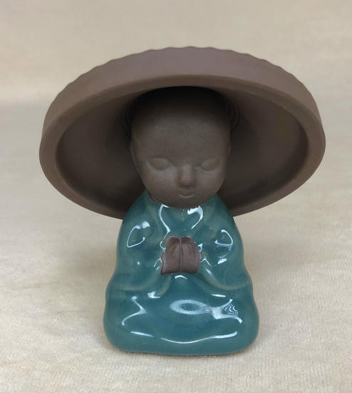 Чайный Товарищ с ситом "Медитирующий монах"