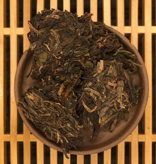 Шен Пуэр Гу Ча Юань "Бин Дао Цяо Му" - 2013 г. 357 гр.