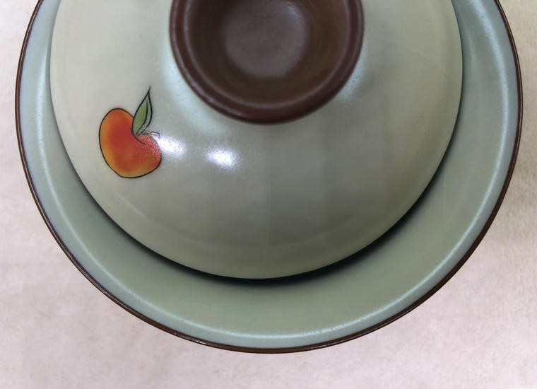 Керамическая Гайвань "Панда любит бамбук" - 135 мл.