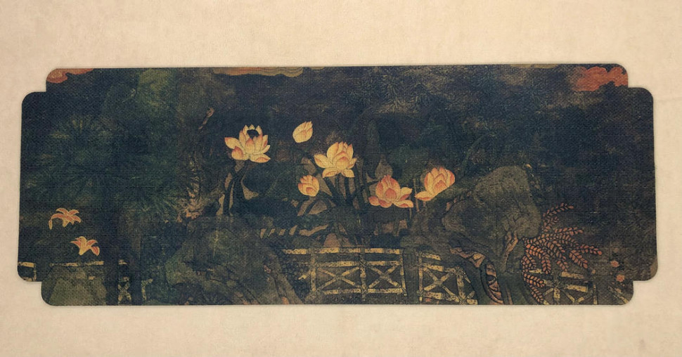 Чайное полотенце "Зверь и Лотос"