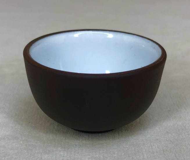 Глиняная Пиала "Белая глазурь" - 30 мл.