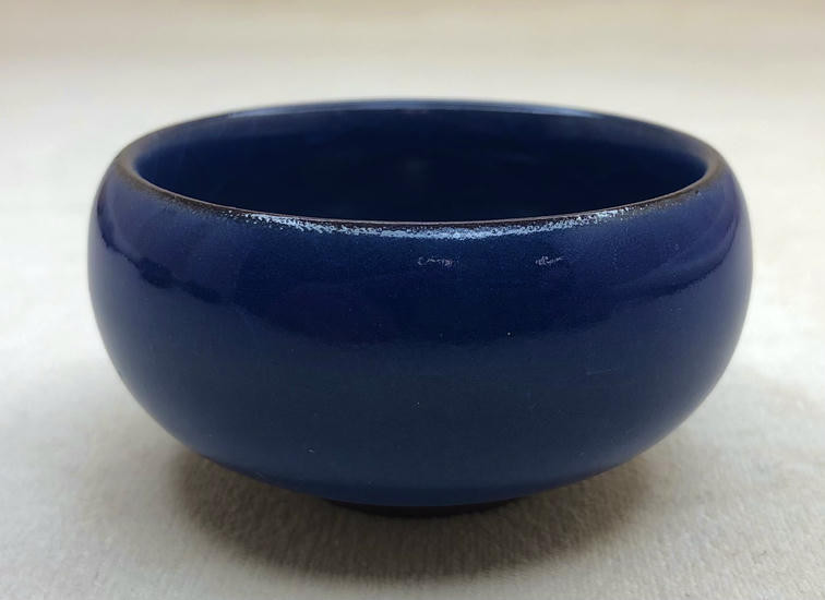 Пиала в стиле Колотый лед "Рыбка в пруду" - 50 мл.