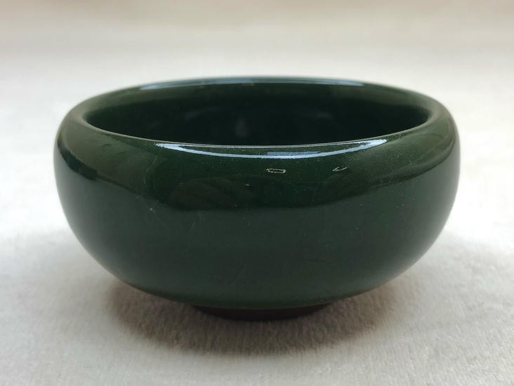 Пиала в стиле Колотый лед "Рыбка в пруду" - 50 мл.