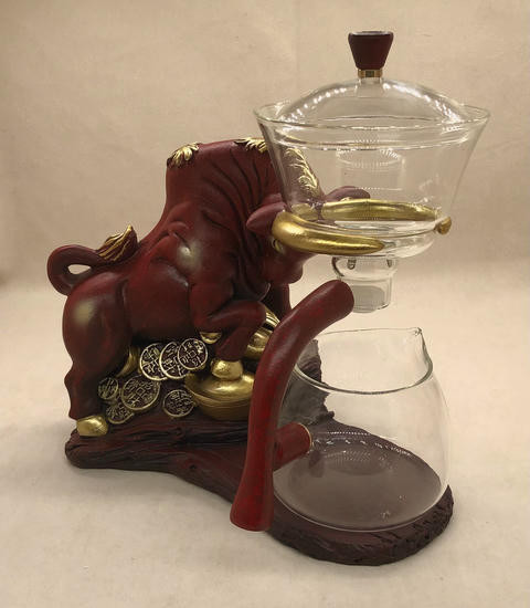 Проливной чайник "Денежный Бык"