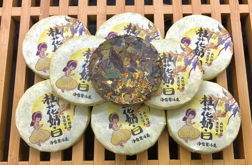 Белый чай с османтусом "Старый Кинмокусей"