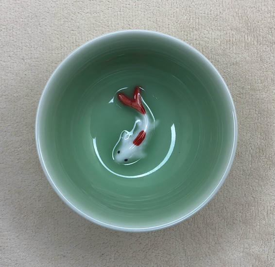 Керамическая Пиала "Кои" - 40 мл.